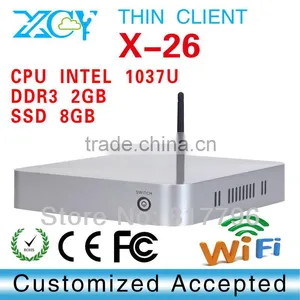 Smaller Space, Energy! XCY X-26 Intel C1037U X86 Computer Desktop pc Top Spec Mini Pcs Support Win 7 XP System thumbnail-1
