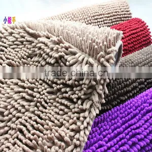 Long Pile High Quality Chenille Floor Mat With Anti-slip Base thumbnail-1