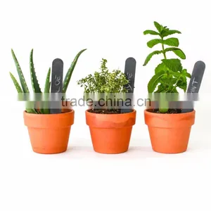 Handmade Decorative Arrow Shape 15*3cm Cut Edge Black Slate Plant Label, Slate Garden Stake Name Marke Quality Choice thumbnail-1
