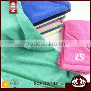 Wholesale 100% Cotton Plain Soft Zip Pocket Custom Embroidery Logo Promotional Sport Towel Quality Choice thumbnail-5