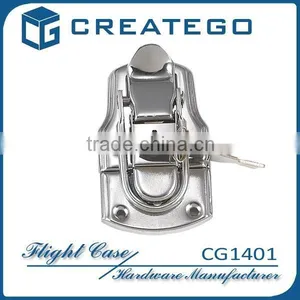 Chrome Plated Medium Draw Bolt Lock for Box thumbnail-1