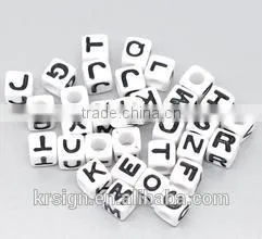 Lucite,Acrylic, Plastic Loose Beads Material Alphabet,acrylic Alphabet Beads thumbnail-2