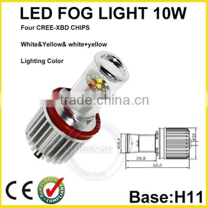 3 Lighting Colors 20w/ Kit Fog Lamp h4 h7 h9 H11 Fog Lamp for Car Headlight thumbnail-3