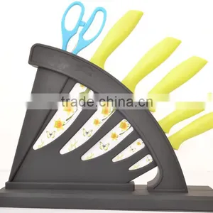 Knifes Set Colour Kitchen With Knife Block and Scissors thumbnail-1