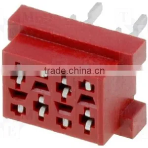 Female Micro Match Socket Connector KLS1-204F, DIP 180 thumbnail-2