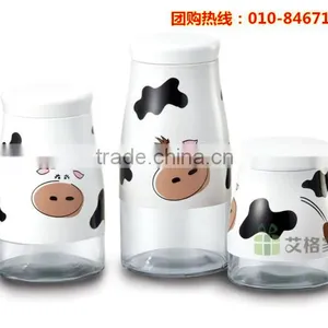 150ml and 250ml Engrave Heart Shape Pudding Glass Bottle thumbnail-5