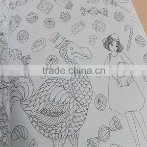 2015 Hot Sale Chinese Version Decompression Hand-painted Secret Garden Fantasy DreamColoring Book thumbnail-3
