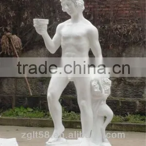 White Fiberglass Statue thumbnail-1