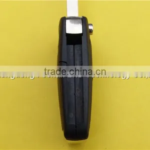 Flip Folding Key Shell for Chevy Remote Key Case Cover 3 Buttons Chevrolet Cruze HU100 Blade thumbnail-5