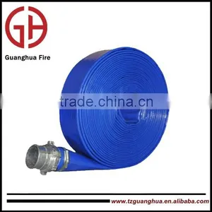 China High Quality Pvc Layflat Canvas Fire Hose for Fire Fighting thumbnail-4