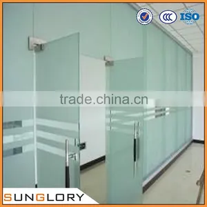 8mm 10mm 12mm 15mm 19mm Tempered Glass Office Door thumbnail-1