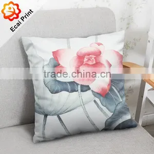 Colourful Professional Invisible Zipper Custom Made Cushion With Painting thumbnail-1