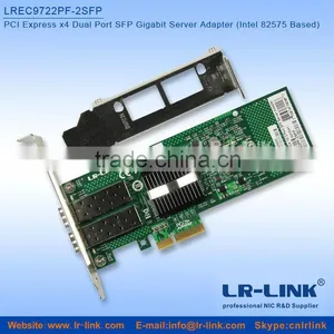 LREC9722PF-2SFP PCIe 1000M 2 SFP Port Server Fiber Optic Network Card thumbnail-1
