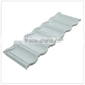 Wood Plastic Composite Color Stone Chip Coated Metal Roof Tiles thumbnail-1