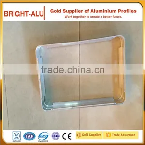 6000 Series Silver Anodized Aluminum Extrusion 90 Degree Bend Frame Profile thumbnail-5