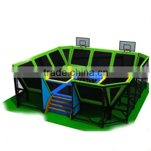 Small Gymnastics Trampoline Courts Indoor Trampoline Park for Children thumbnail-2