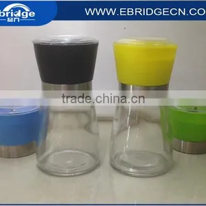 165ml Glass Spice Bottle Grinder Pepper and Salt Grinder Mill thumbnail-1