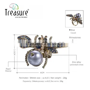 Rings Jewelry Golden Ong Bee Accessory Men's Ring Made in China thumbnail-5