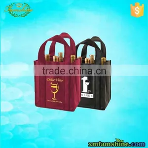 Promotion Cheap Wholsale 6 Bottle Non Woven Wine Bag thumbnail-1