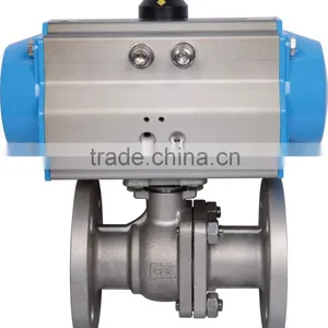 Ball Valve With Pneumatic Actuator (HAT-75D) thumbnail-1