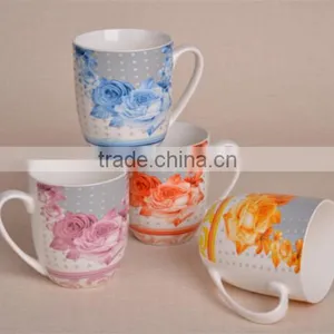 Wholesale Ceramic Mugs V Shape Porcelain Tea Cup China Supplier thumbnail-4