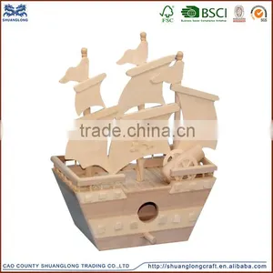 High Quality Handcrafted Wooden Model Ship /wholesale Wooden Boat Model thumbnail-2