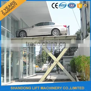 3Ton Inground Hydraulic Mobile Scissor Car Lift thumbnail-1