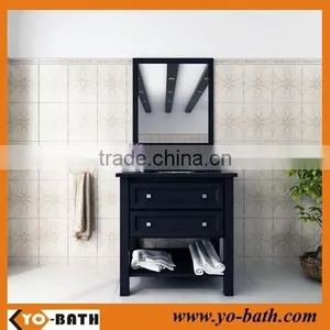 Classic 36 Inch Traditional Single Sink Bathroom Vanity With Legs Espresso Finish thumbnail-1