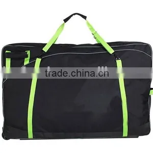 Polyester Bicycle Carry Bag Folding Bike Bag With Wheels With Two Pieces Spare Tire RYB075 thumbnail-3
