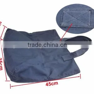 Cheap Custom Made Logo Printed Jute Durable Supermarket Canvas Shopping Bag Factory thumbnail-2