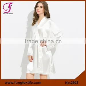 Plain Robe-Short Sleeve and Long Sleeve Available 125 Colors thumbnail-1