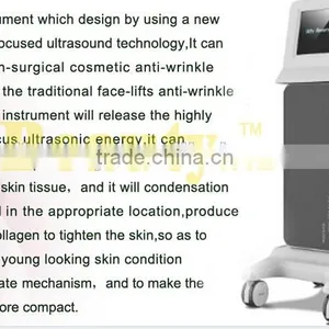 Eyes Wrinkle Removal Portable Hifu High Frequency Focused Ultrasound Facial Machines Skin Tightening For Full Body Slimming & Face Lifting 0.2-3.0J thumbnail-2