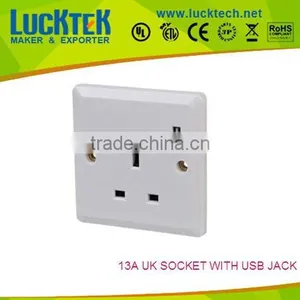 UK Type Socket With USB Wall Socket thumbnail-1
