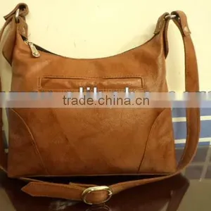 Vegetable Tanned Leather Small Hobo Bag thumbnail-2