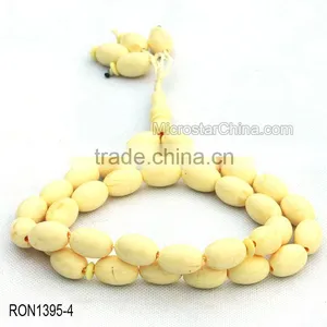 Cherry Amber Color 33pcs Islamic Prayer Beads Misbaha Rosary Tesbih Misbaha Quality Choice thumbnail-5