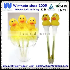 Yellow Duck Pen/pvc Toy Duck Ballpoint Pen/children Pen thumbnail-1