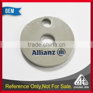 Best Selling Blank Custom Silver Metal Euro Market Embossed Token thumbnail-6