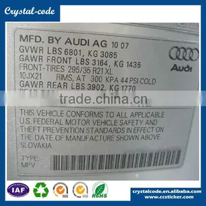 Auto Parts Description Label Stamping Derectly on the Auto Parts thumbnail-3