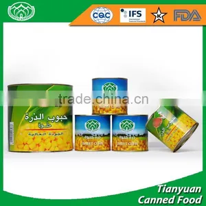 NO GMO Canned Sweet Corn 340g 400g 425g 2500g 2840g 3000g thumbnail-1