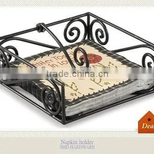 Metal Square Scrolled Napkin Holder thumbnail-1