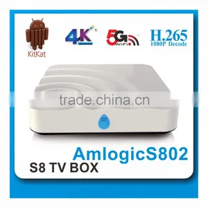 Kodi15.2 Android 5.1 AmlogicS812 2G DDR 8G EMMC M8s Quad-core 4k 5.1 Android tv Box thumbnail-4