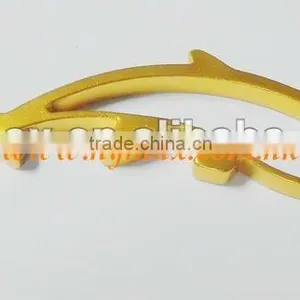 2D Fish Shape Metal Bottle Opener Keychain thumbnail-1