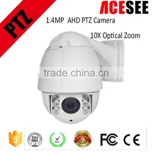 ACESEE China Supplier Ahd Ptz 1.4MP/720P/960P 10x Zoom Mini High Speed Dome Camera thumbnail-1