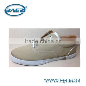 Leather and Canvas Men Shoe Casual Shoes thumbnail-1