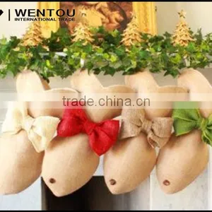 Wholesale Burlap Cat Fish Christmas Stocking thumbnail-2