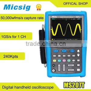 Micisg 100MHz 2 Channels Multimeter Oscilloscope Digital Storage Handheld Scopemeter With FFT Function for Electronic Maintance thumbnail-1