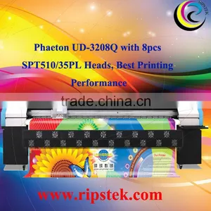 Infinti/challenger/Icontek/ Crystaljet /Phaeton UD-3208Q Outdoor Inkjet Solvent Printer thumbnail-1