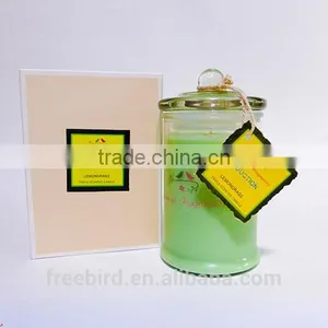 Home Decoration Metro Jars Candle Glass With Lid thumbnail-2