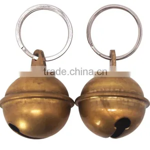 Brass Dog Bell for Pet Collars , Various Colors Available , Logo Printable thumbnail-1