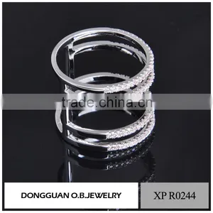 Fashion Ring Finger Rings Photos, Latest Wedding 2 Gram White Gold Ring Charm Jewelry thumbnail-3